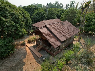 ขายที่ดินพร้อมสิ่งปลูกสร้าง สันทราย ออร์เชิร์ด 3 ไร่ 45 ตร.วา 