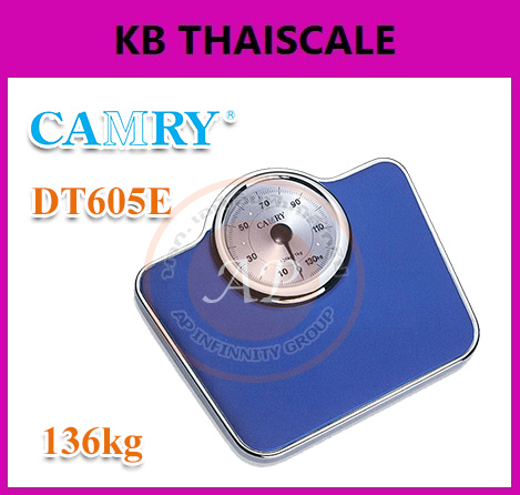 เครื่องชั่งน้ำหนักบุคคลแบบเข็ม พิกัด 136kg ยี่ห้อ CAMRY รุ่น DT605E