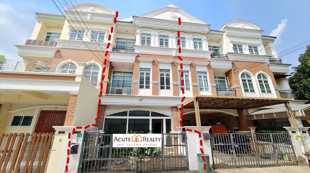 ขายทาวน์โฮม 3 ชั้น หมู่บ้าน เดอะพาราไดซ์ ใกล้สนามบินดอนเมืองและรถไฟฟ้า เหมาะทำHome office