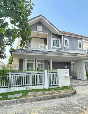 LV52738 ให้เช่า บ้านเดี่ยว บุราสิริ ปัญญาอินทรา Burasiri Panyaindra บ้านสไตล์ยุโรป New England Colonial