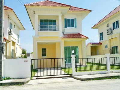 ให้เช่าบ้านเดี่ยว 2ชั้น 3นอน ม.กรุงเทพ ม.ธรรมศาสตร์ รังสิต 4.4กม.