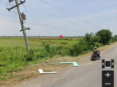 ผืนดินไทยทรงคุณค่า   ที่สวยติดถนนคอนกรีต ต.อ.มหาราช อยุธยา 
