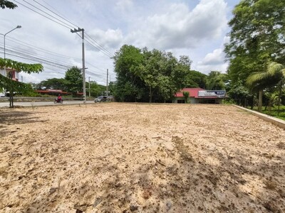 ขายที่ดินถมแล้ว ที่ดินแปลงมุม ใกล้สนามบินเชียงใหม่