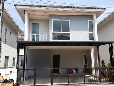 ขายบ้านแฝดมือสอง อำเภอไทรน้อย จังหวัดนนทบุรี โครงการ ธงสิริ 3