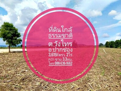 ที่ดิน ที่ดินใกล้ธรรมชาติ ซับหวาย ต.วังไทร ปากช่อง เขาใหญ่ 