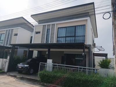 ขายบ้านแฝด (หลังเดี่ยว) 2 ชั้น สไตล์อบอุ่น  โครงการหมู่บ้านอีโคเฮ
