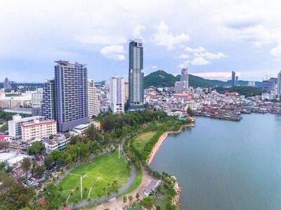 ให้เช่า / ขาย ลัดดาพลัสคอนโด ศรีราชา วิวทะเล ห้องตกแต่ง บิวท์อินค