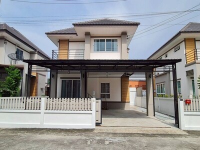 ขายบ้านเดี่ยว2ชั้น ขนาด 59ตรว 4นอน ใกล้จตุจักร ห้วยกะปิ ชลบุรี