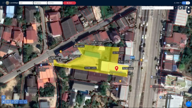 ขายที่ดิน 1-1- 55.4 ไร่  ทำเลทอง ติดถนนทางหลวง อ.สูงเม่น จ.แพร่ ZN282