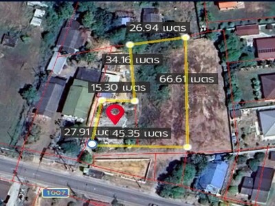 ขายด่วน ที่ดินทำเลทองแปลงมุม ใกล้หาดสวนสน  จังหวัดระยอง 