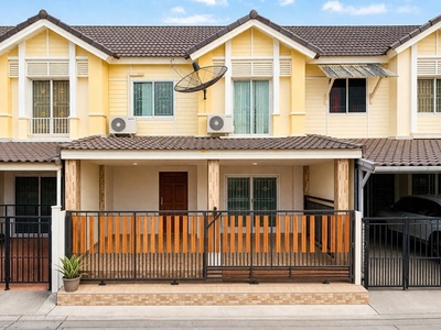 ทาวน์เฮ้าส์ 2ชั้น 3นอน 2น้ำ ม.รังสิต 1.88กม. รถไฟฟ้าหลักหก 600ม. 