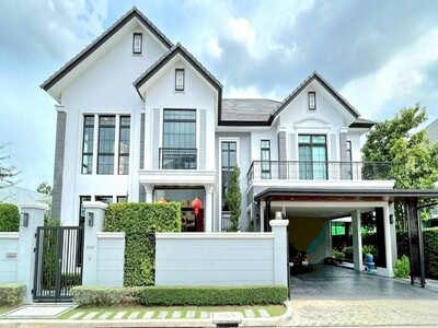 บ้านเดี่ยว เดอะ พาลาซโซ่ ปิ่นเกล้า ถนนบรมราชชนนี แปลงมุม 