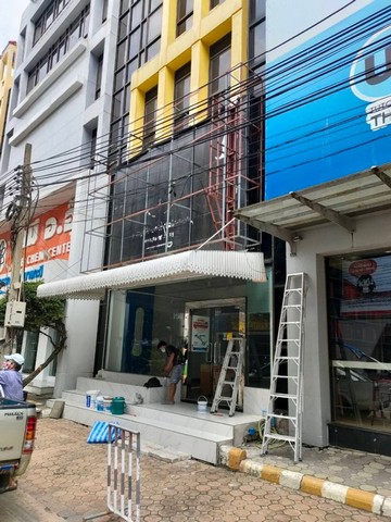 รหัสC5041 ให้เช่าอาคารพาณิชย์ 3ชั้น โครงการวิสุทธิ์ธานี ลาดพร้าว ติดBTS สายสีเหลือง