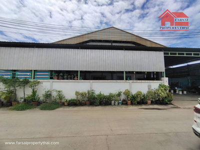 ให้เช่าโรงงาน1,084 ตร.ม หม้อแปลงไฟฟ้า 300 KVA  มีใบ ร.ง.4 ถนน ธนส