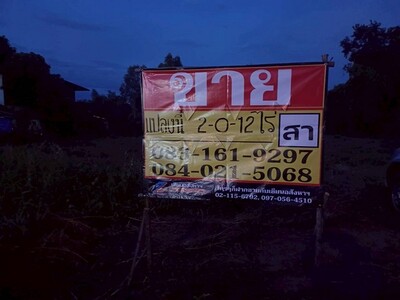  ขายที่ดินราคาถูก  2-0-12 ไร่   บ้านเนินมะครึด  วัดโบสถ์  พิษณุโล