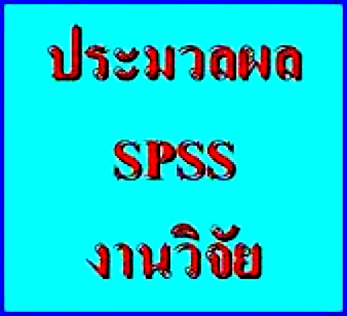 รับปรึกษาทำงานวิจัย วิทยานิพนธ์ แผนธุรกิจ รายงานวิชาต่างๆ และประมวลผลโดยโปรแกรม SPSS  123j
