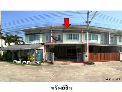 ขายทาวน์เฮ้าส์โครงการ เดอะมิกซ์ สะพานสี่-มาบยางพร ปลวกแดง ระยอง