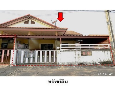 ขายทาวน์เฮ้าส์โครงการ แผ่นดินทอง ลิฟวิ่งโฮม มาบยางพร  ระยอง