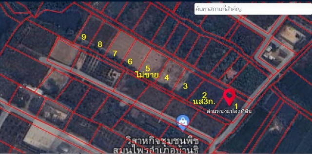 ขายที่ดินเริ่ม 347.6ตรว. 695,200บาท ถนน น้ำ ไฟฟ้า ต.บ้านธิ อ.บ้านธิ ลำพูน