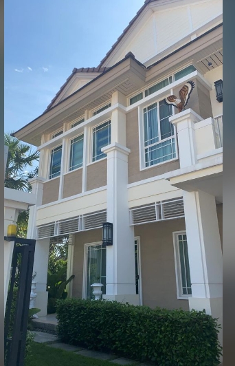 ให้เช่าบ้านเดี่ยว2ชั้น  นันทวัน แจ้งวัฒนะ ราชพฤกษ์ มี 3 ห้องนอน 3ห้องน้ำ เนื้อที่ 102 ตรว 