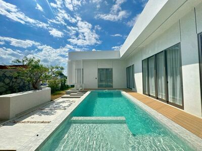 พูลวิลล่า สไตล์โมเดิร์น สิ่งอำนวยความสะดวกครบ หางดง 