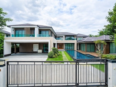 บางนา สวนหลว Pool Villa บ้านเดี่ยวระดับคฤหาสน์ ลดค่าเช่า 50% 5นอน