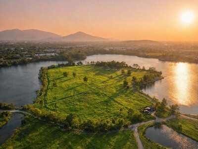 ขายที่ดินชลบุรีราคาถูก สำนักบก ไร่ละ 1.5 ล้าน วิวทะเลสาบ 52 ไร่