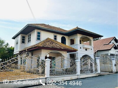 ขายด่วน  บ้านเดี่ยว 2 ชั้นหมู่บ้านรามนุช 9 อำเภอสัตหีบ จังหวัดชลบ