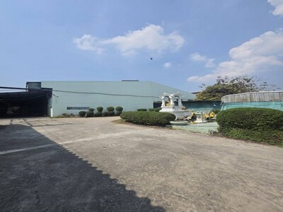 ขายที่ดินไทรน้อย พร้อมโรงงาน ขนาด 7ไร่3งาน49ตรว