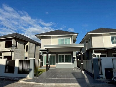 บ้านใหม่สร้างเสร็จ พร้อมอยู่ เฟอร์นิเจอร์ครบ สันทราย 