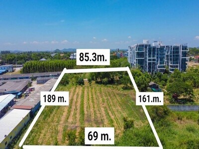 ขายที่ดิน 8 ไร่ 217 ตารางวา  ฝั่งทะเล นาจอมเทียน