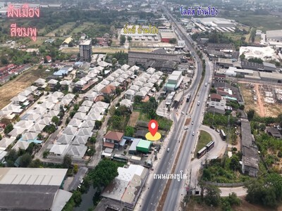 ขายที่ดินบ้านโป่ง ราชบุรี ติดถนนแสงชูโต ใกล้ Big C