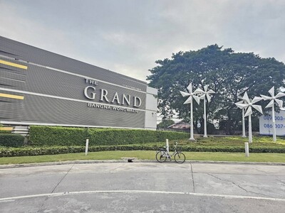 ขายบ้าน The Grand สวนสาธารณะขนาดใหญ่ หน้าบ้านวิวสวนร่มรื่น 