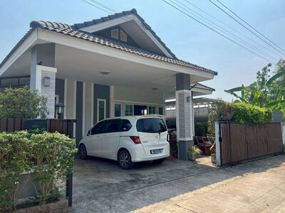 ขาย 2.4 ล้าน (บ้านเปล่า) บ้านสวยชั้นเดียว หางดง อยู่สบาย #น้ำไม่ท