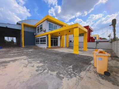 ขายโรงงานพร้อมออฟฟิศ 2 ชั้น พื้นที่ 2 ไร่ นราภิรมย์ บางเลน นครปฐม