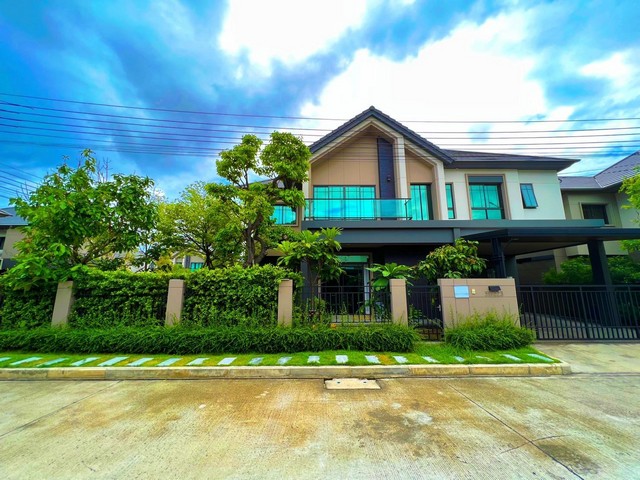 ขายบ้านเดี่ยว ม.บางกอก บูเลอวาร์ด แจ้งวัฒนะ 2 บ้านหันทางทิศเหนือหลังมุม สร้างเสร็จปี 2563