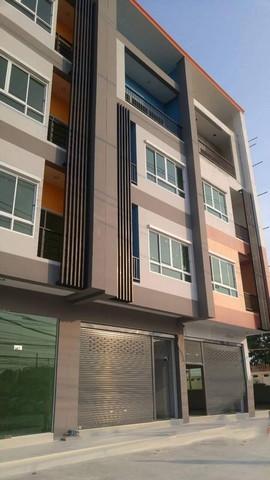 รหัสC6148 ให้เช่าอาคารพาณิชย์  4ชั้น 2คูหา ทำเลดีติดถนนติวานนท์ ปากเกร็ด นนทบุรี