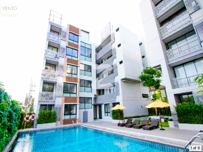 Vento Condo เกษตร-นวมินทร์ ซ.สุคนธสวัสดิ์ 2นอน  44 ตร.ม.ชั้น3 ตึก