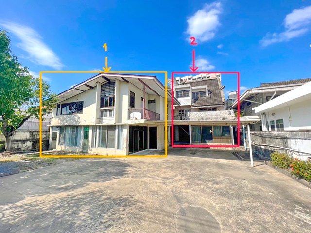  สวนเบญจกิติ   ลุมพินี MRT คลองเตย ให้เช่าที่ดินและบ้าน 2  อาคาร 3ชั้น  135 ตรว. 800 ตรม. 9นอน 9น้ำ