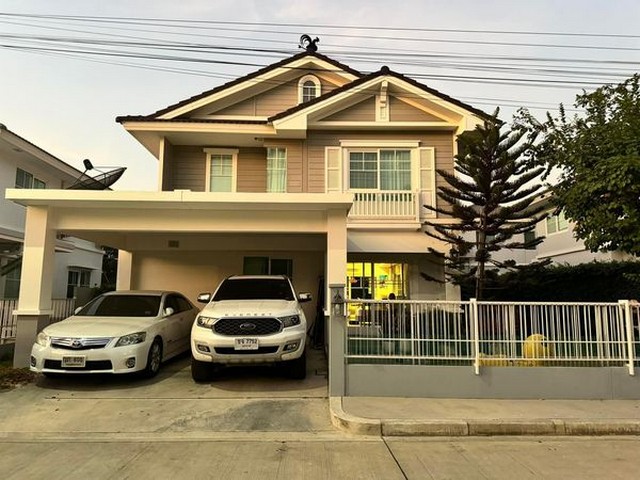 HR1725ให้เช่าบ้านเดี่ยว 2 ชั้น ตกแต่งสวย หมู่บ้านวิลลาจจิโอ บางนา-เทพารักษ์ เดินทางสะดวก