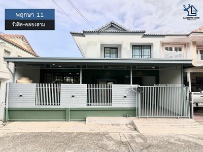 lN-026 ขายบ้านแฝด 2 ชั้น พฤกษา 11 รังสิต คลองสาม