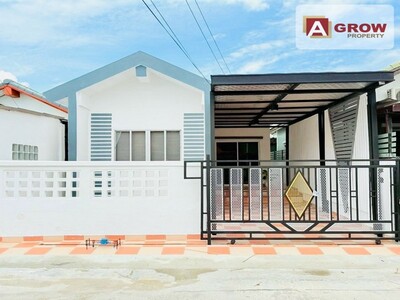 หมู่บ้านอมรทรัพย์  เลียบวารี 25 เฟอร์นิเจอร์ครบ รีโนเวทใหม่พร้อมอ