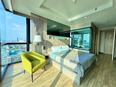 ปล่อยเช่าคอนโดศรีราชา ลัดดาพลัส ห้องสวย วิวทะเล ใกล้ห้างโรบินสัน