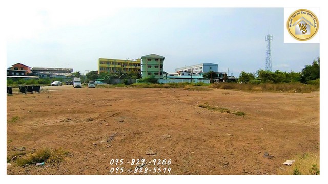 ขายด่วนที่ดินถมแล้ว พื้นที่สีม่่วง เนื้อที่ 6-0-93 ไร่  ด้านหลังติดคลองบางจาก เหมาะทำโกดัง โรงงาน  อ. พระประแดง จ. สมุทรปราการ
