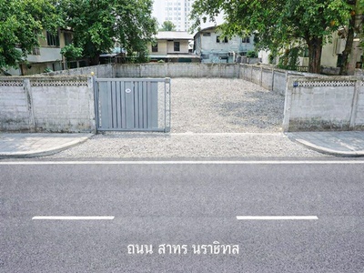 ถูกที่สุดในสาทร ซ.นราธิวาส 7-14  ให้เช่าที่ดินถมแล้ว 60 ตร.วา.