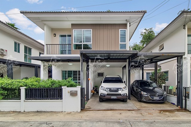 บ้านแฝด 2 ชั้น แกรนด์พลีโน่ ท่าน้ำนนท์ ถนนเมนโครงการ ต่อเติมครบ