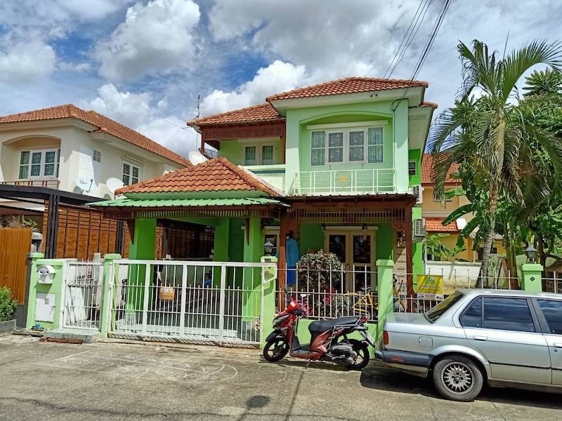 BH319 ให้เช่าบ้านเดี่ยว 2ชั้น หมู่บ้านชวนชื่น ปิ่นเกล้า  ซอย สวนผัก32 บางกรวย