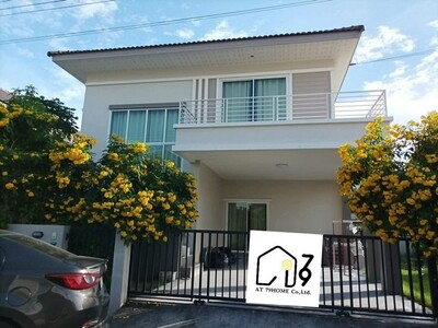  ให้เช่าบ้านเดี่ยว2ชั้น ใกล้ขนส่งใหม่ ระยอง พร้อมเฟอร์นิเจอร์ครบ 