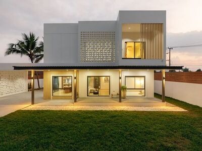 โซนท่าวังตาล 8.79 ล้าน #สารภี #บ้านสร้างใหม่ #สไตล์โมเดิร์น ตกแต่