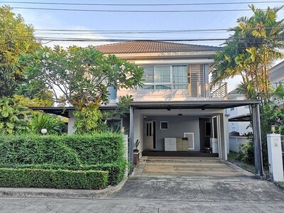 ให้เช่าบ้านหลังมุม ใกล้วงแหวนรอบนอกฯ ใกล้โรงเรียนนานาชาติร่วมฤดี 